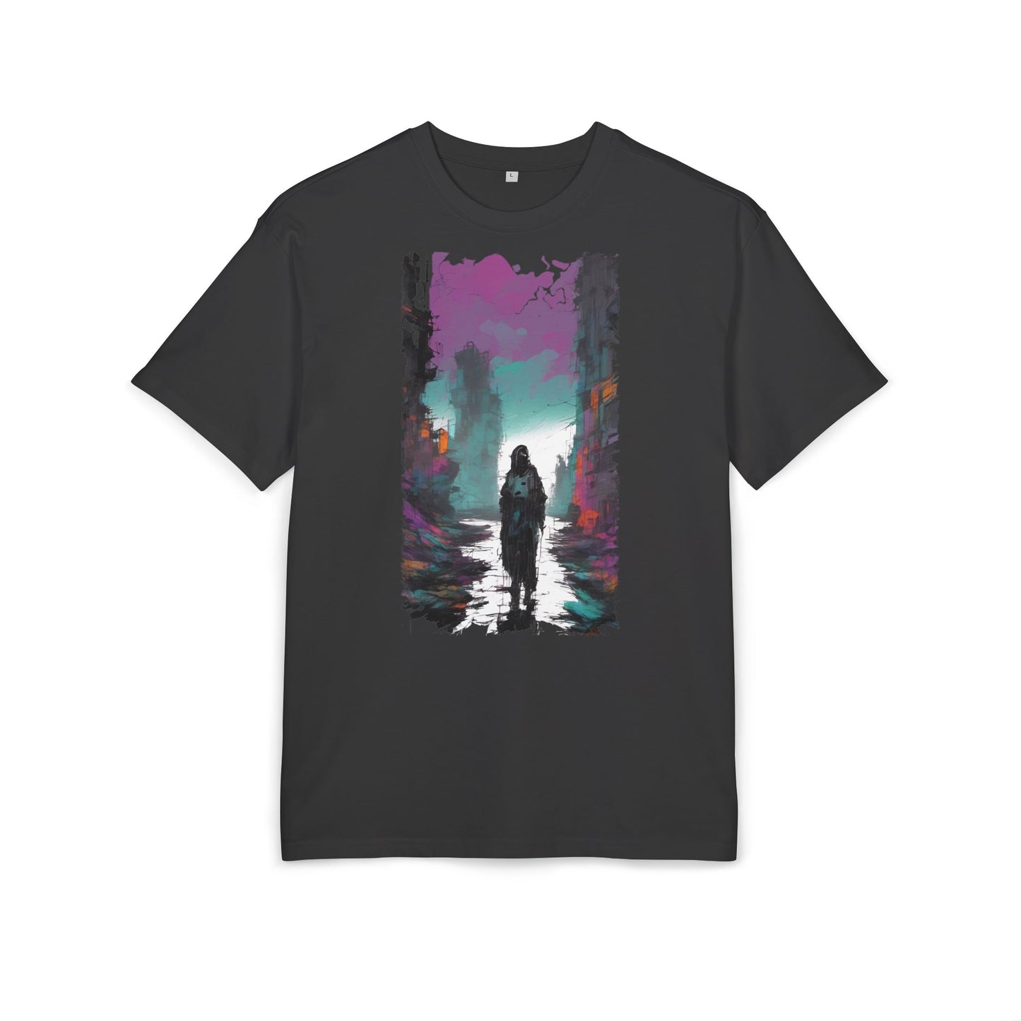 Unisex Oversized Graphic Tee with Forest Silhouette | Comfy Casual Wear, Gift for Nature Lovers, Ideal for Camping, Hiking, Everyday Style
