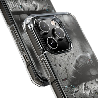Magnetic Clear Impact Phone Case for Stylish Protection, Urban Aesthetic, Trendy Gift, Phone Accessories, Personalized Present