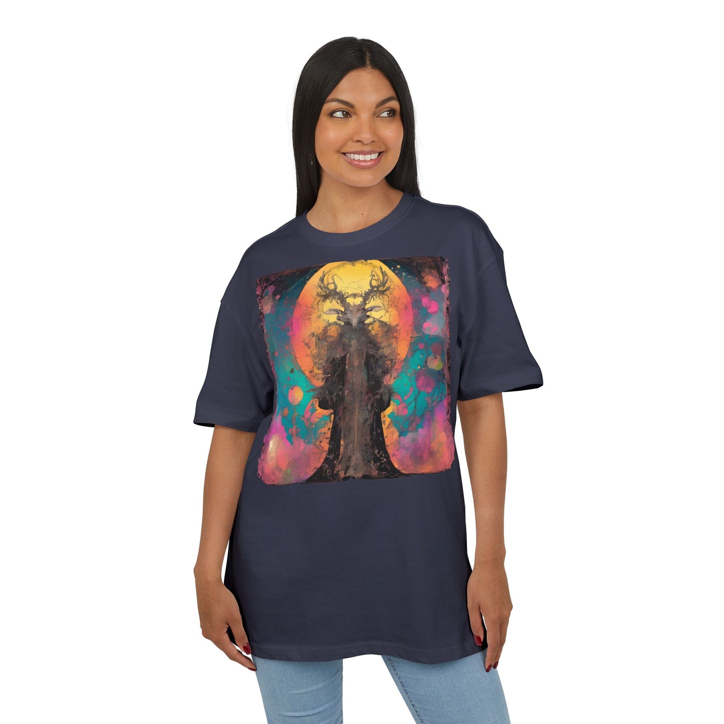 Mystical Tree Unisex Heavy Oversize Tee | Bohemian Style Shirt, Artistic Graphic Tee, Unique Gift for Nature Lovers, Festival Wear, [...]