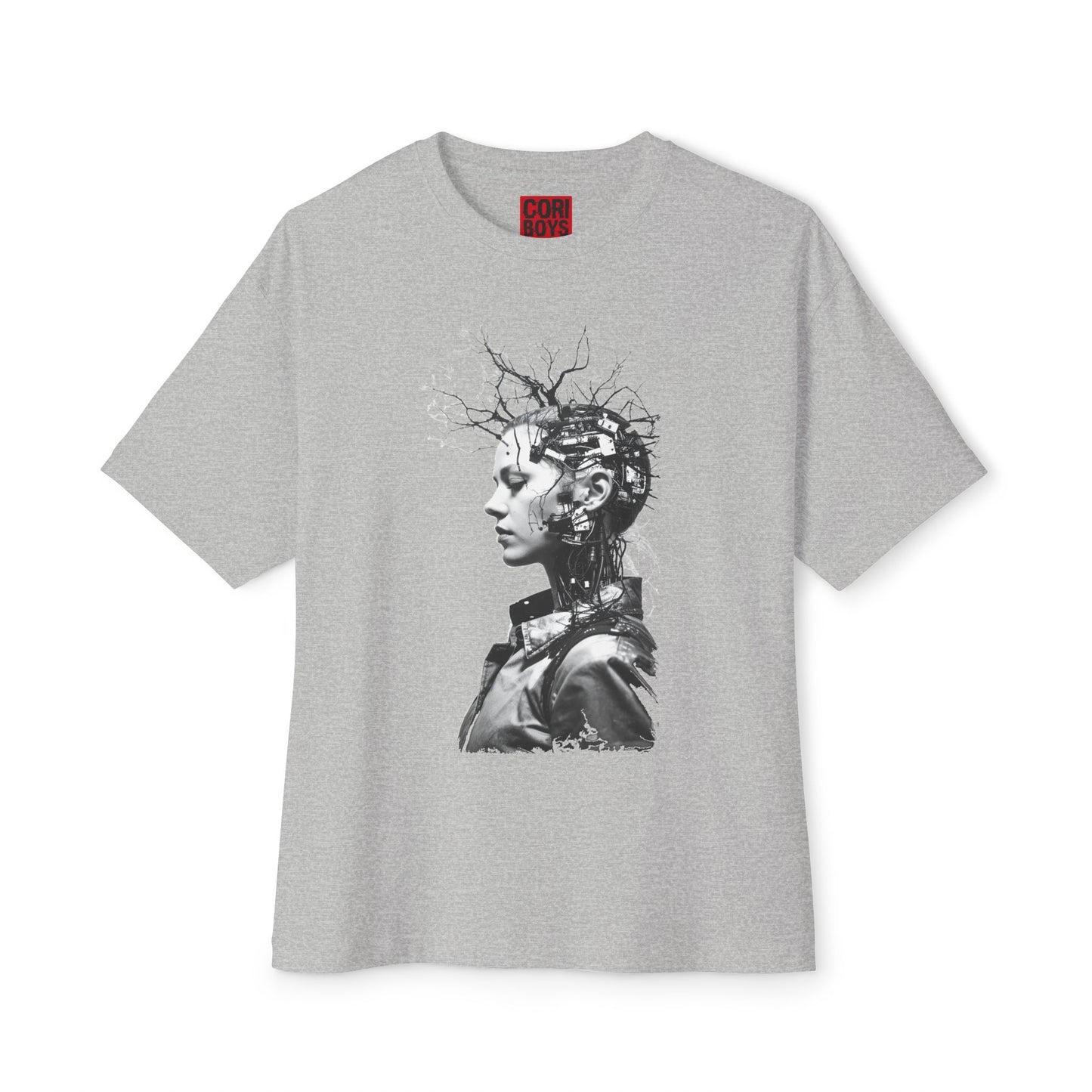Eco-Friendly Unisex Oversized Tee Featuring Unique Abstract Design, Perfect for Casual Wear, Street Style, and Artistic Expression
