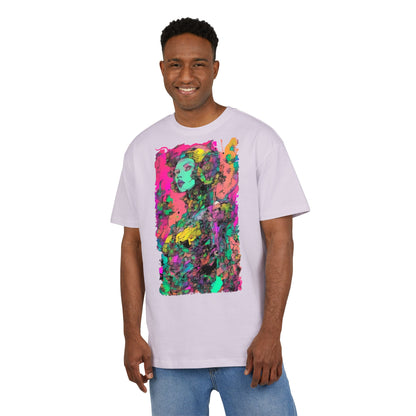 Artistic Oversize Tee - Vibrant Graphic Shirt, Casual Streetwear, Unique Gift for Art Lovers, Everyday Wear, Graphic Tee