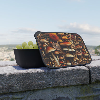 Mushroom Design Bento Box with Utensils, Eco-Friendly Lunch Container, Perfect for Meal Prep, Earthy Vibes, Gift for Foodies, Picnic [...]
