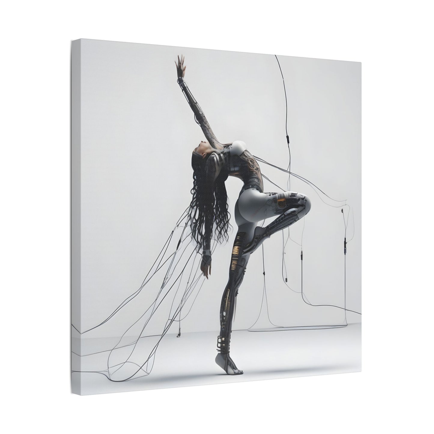 Satin Canvas Wall Art, Modern Abstract Decor, Contemporary Home Accent, Unique Gift for Art Lovers, Minimalist Artwork