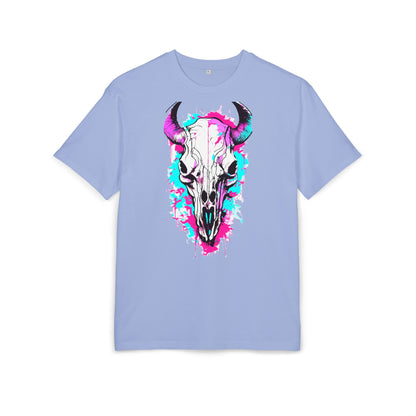 Vibrant Skull Graphic Tee for Art Lovers, Casual Wear, Unique Gift, Festival Apparel, Street Style Fashion