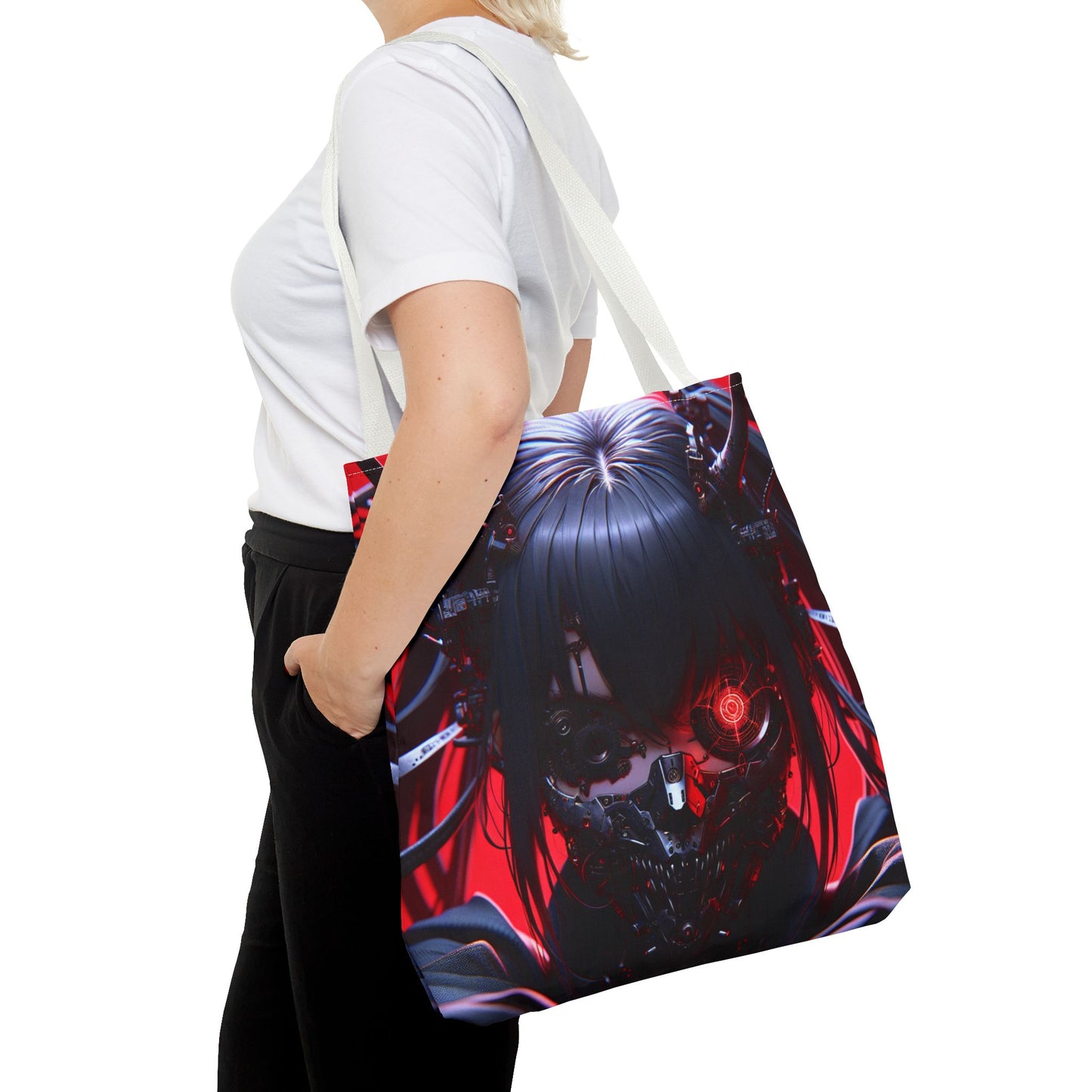 Dark Fantasy Tote Bag - Eye-Catching AOP Design for Cosplay, Gifts, Travel, Everyday Use, and Shopping