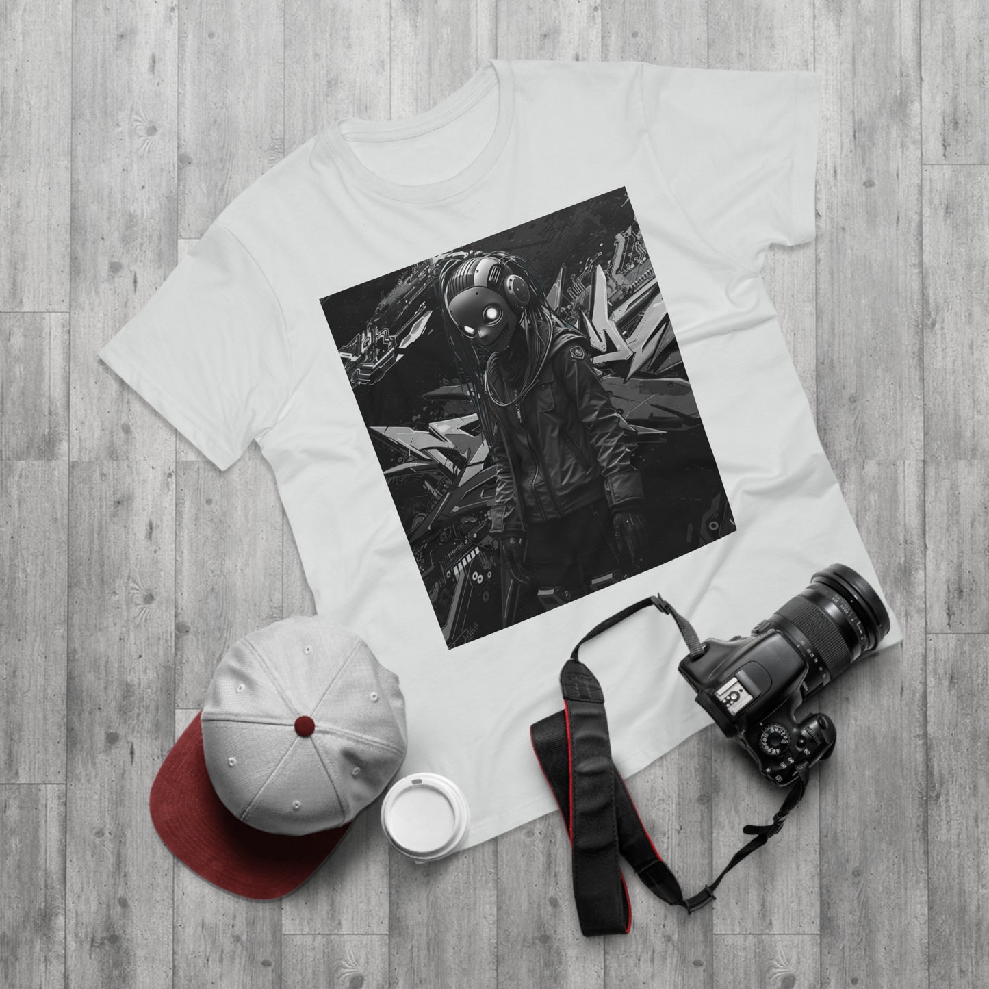 Urban Cyberpunk Unisex T-Shirt - Edgy Graphic Tee with Futuristic Design