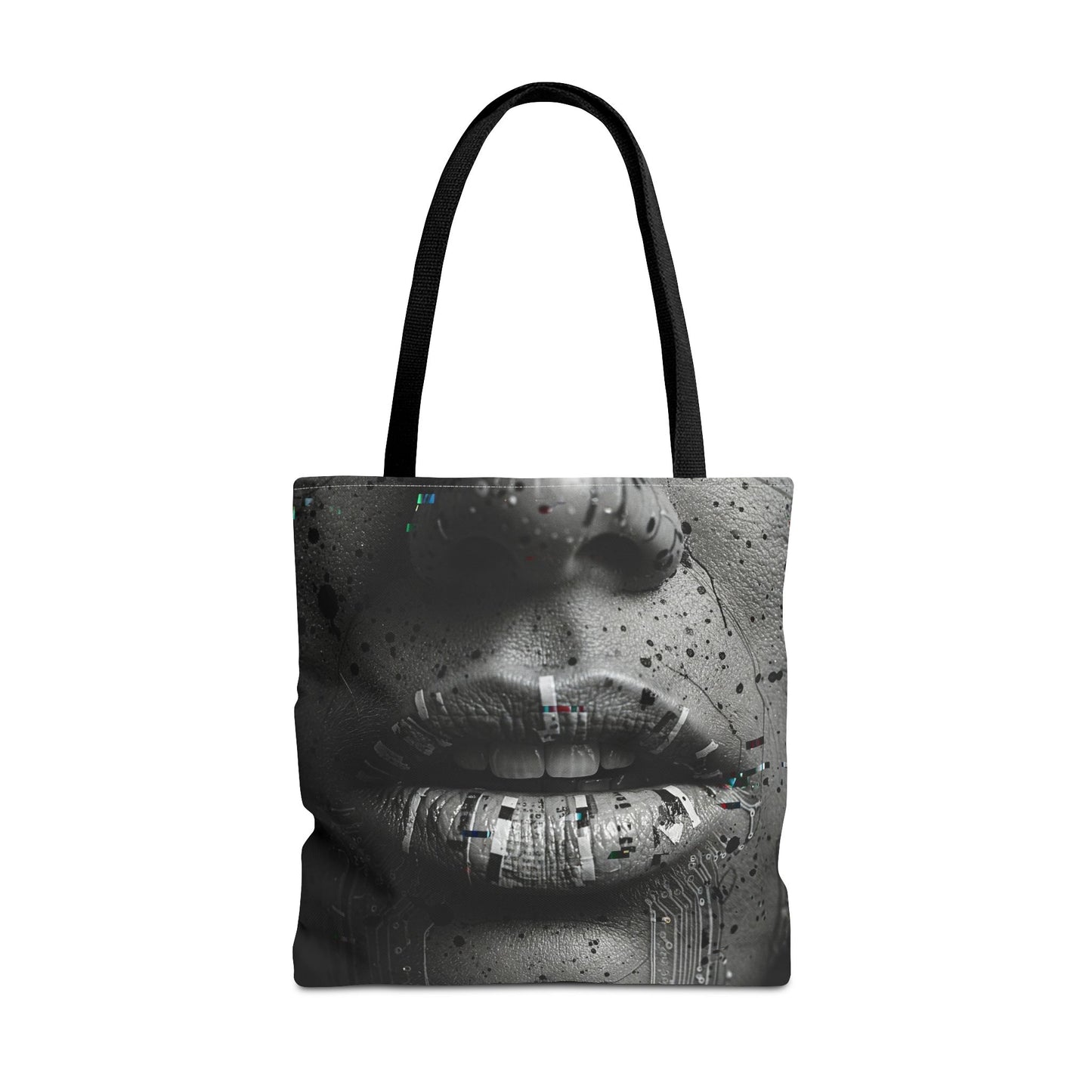 Stylish Graphic Tote Bag - Chic Everyday Carryall, Trendy Laptop Bag, Fashion Statement, Art-Inspired Gift, Eco-Friendly
