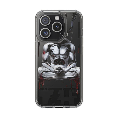 Clear Phone Cases with Cyber Design