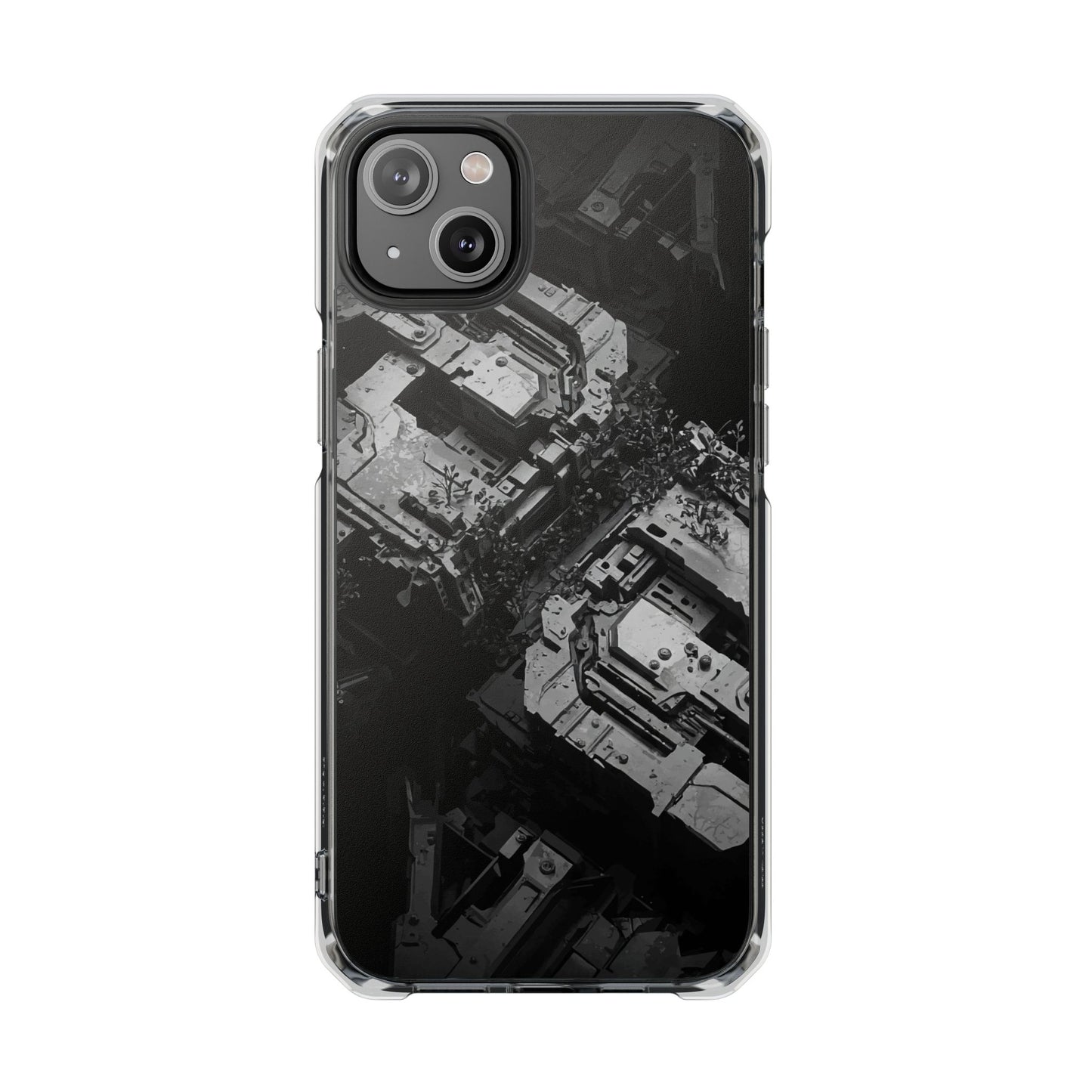 Stylish Magnetic Clear Impact Cases for iPhone, Heavy-Duty Protection, Customized Cases, Tech Lover Gift, Trendy Phone Accessories