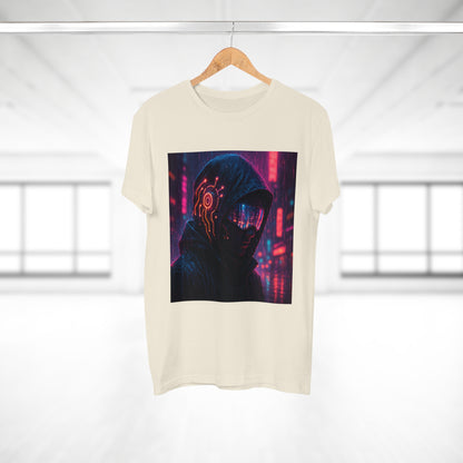 Cyberpunk Graphic Tee for Men & Women, Futuristic Streetwear, Perfect Gift for Gamers, Casual Wear for Tech Enthusiasts, Urban Style T-Shirt