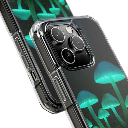 Glowing Mushroom iPhone Case, Unique Cellphone Protector, Gift for Nature Lovers, Eco-Friendly Tech Accessory