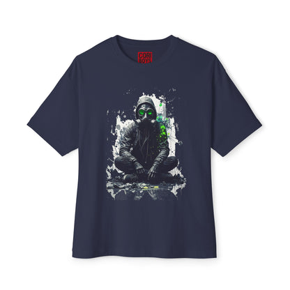Gritty Street Art Boxy Tee, Unisex Tee, Graphic Tee, Oversized T-Shirt, Urban Fashion, Unique Gift, Casual Wear