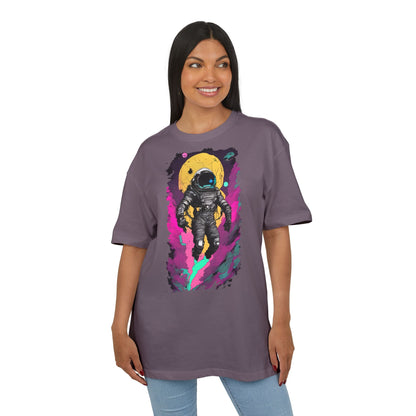 Cosmic Astronaut Tee, Unisex Oversize Tee, Space Graphic Shirt, Retro Astronaut T-Shirt, Gift for Space Lovers, Unique Graphic Tee