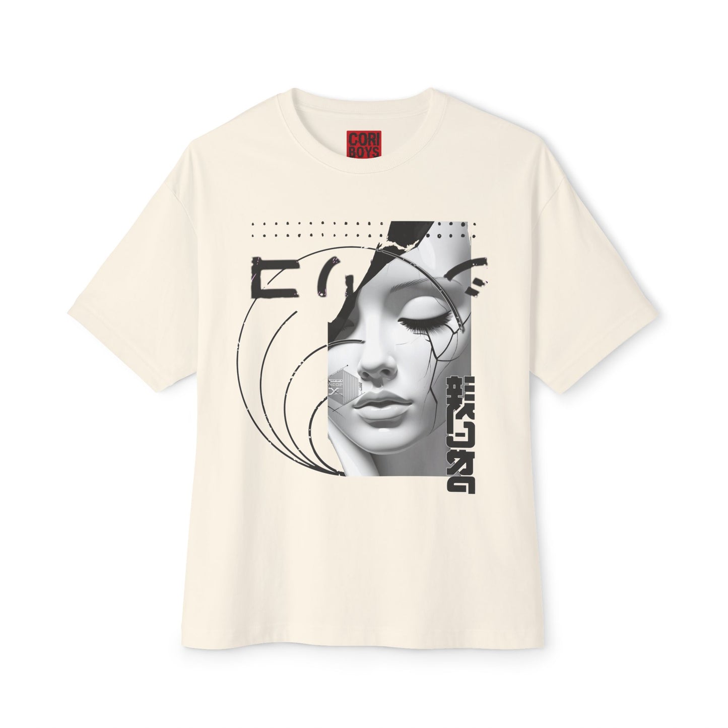 Chic Graphic Tee, Casual Fashion Shirt, Summer Outfit Top, Gift for Her, Artistic Oversized T-Shirt