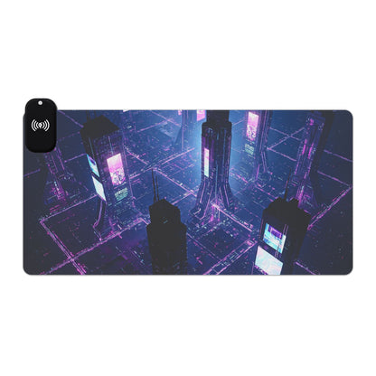 LED Wireless Charging Gaming Mouse Pad, RGB, Desk Accessory, Gamer Gift, Office Decor, Tech Accessories