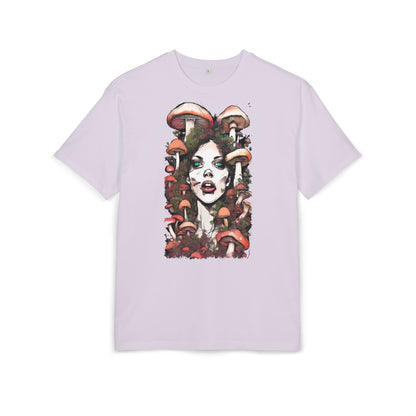 Bohemian Mushroom Print Tee - Vintage Aesthetic T-Shirt, Art Lover Gift, Unisex Graphic Tee, Eco-Friendly Fashion, Everyday Style