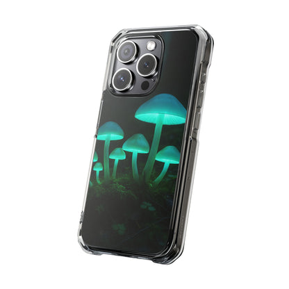 Glowing Mushroom iPhone Case, Unique Cellphone Protector, Gift for Nature Lovers, Eco-Friendly Tech Accessory