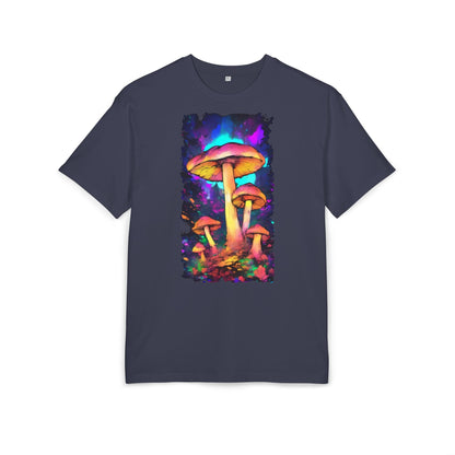 Psychedelic Mushroom Oversize Tee, Unisex Graphic Tee, Casual Summer Shirt, Gift for Nature Lovers, Festival Fashion