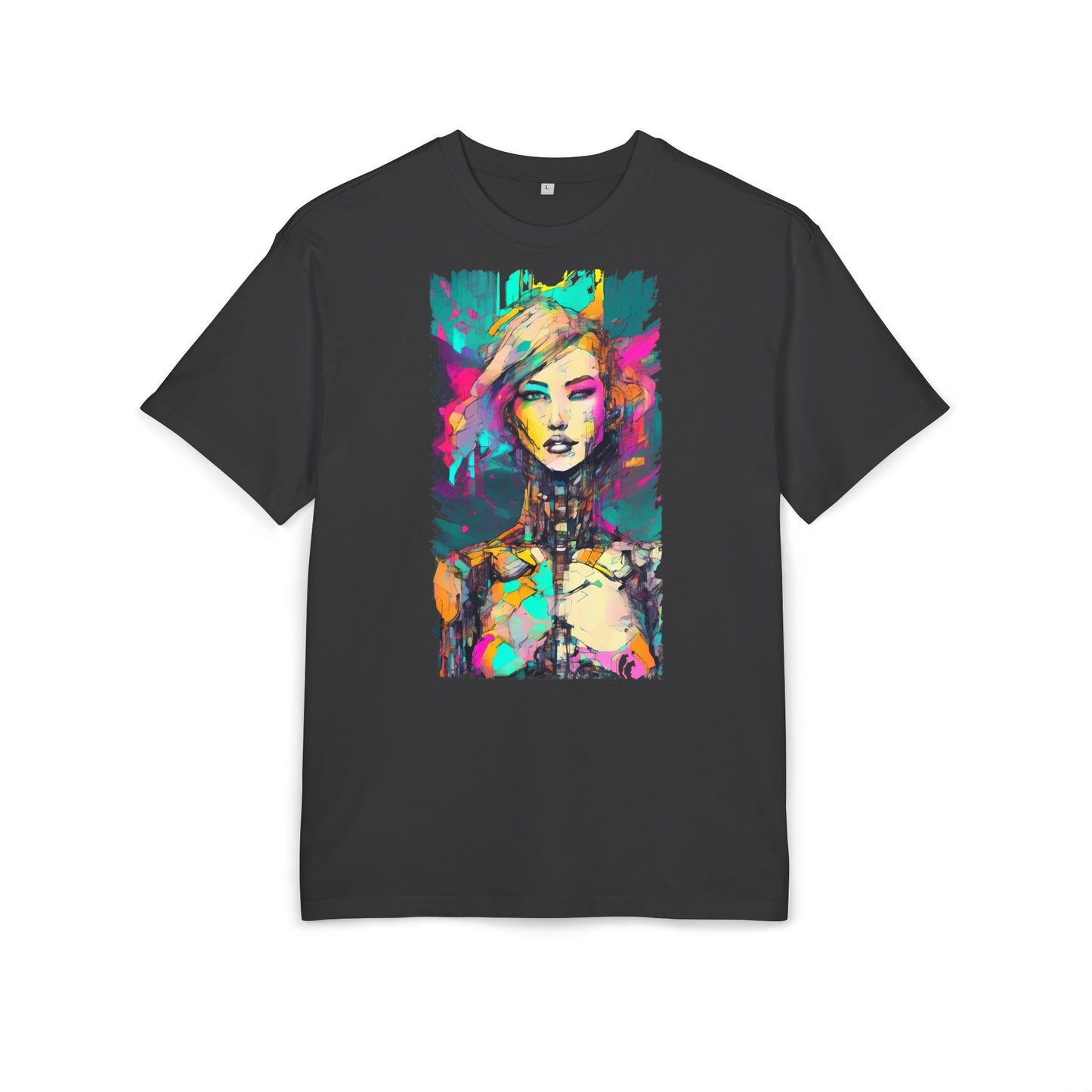 Vibrant Art Oversized Tee, Unisex Colorful T-Shirt, Graphic Arts Apparel, Casual Streetwear Gift, Unique Fashion Statement