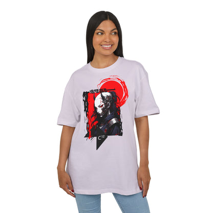 Unisex Graphic Oversized Tee with Artistic Design, Casual Streetwear, Unique Gift for Art Lovers and Gamers, Perfect for Everyday Wear