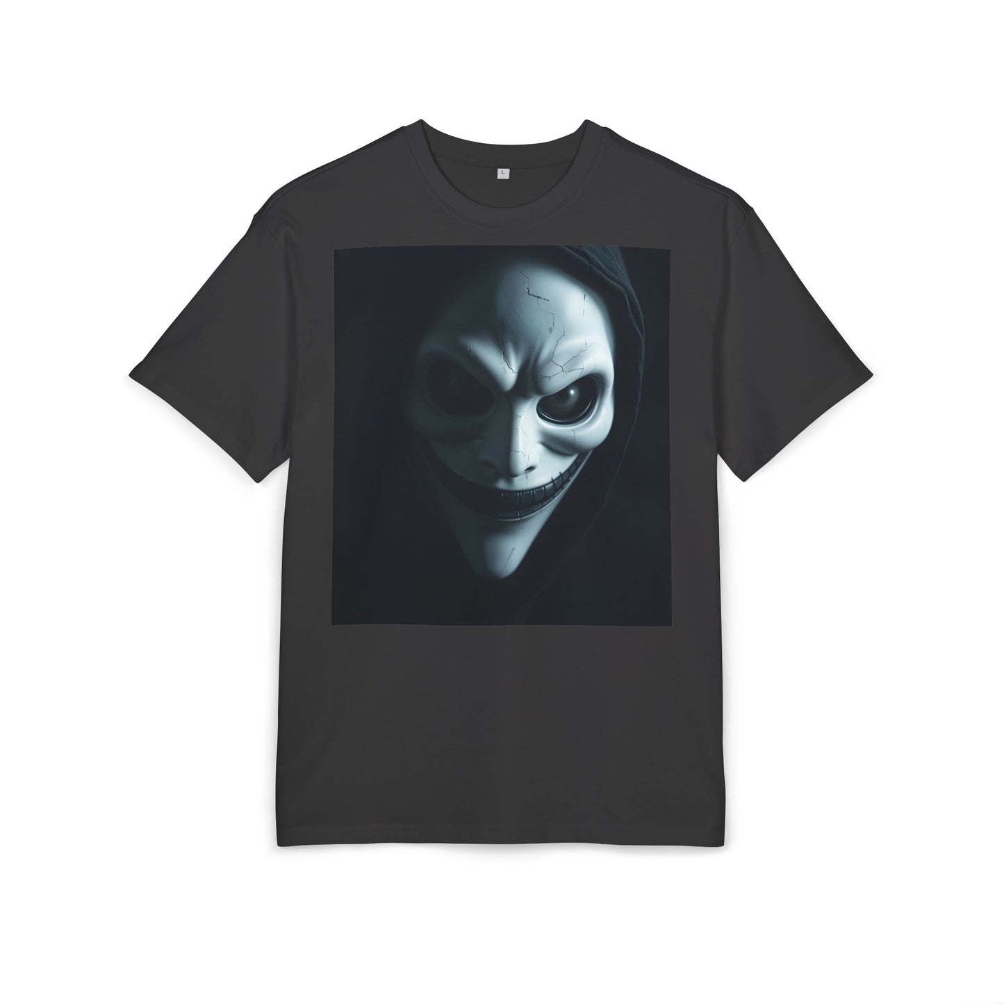 Spooky Graphic Unisex Oversized Tee, Halloween Shirt, Horror Aesthetic Tee, Statement Tee for Parties, Casual Wear, Gift Idea