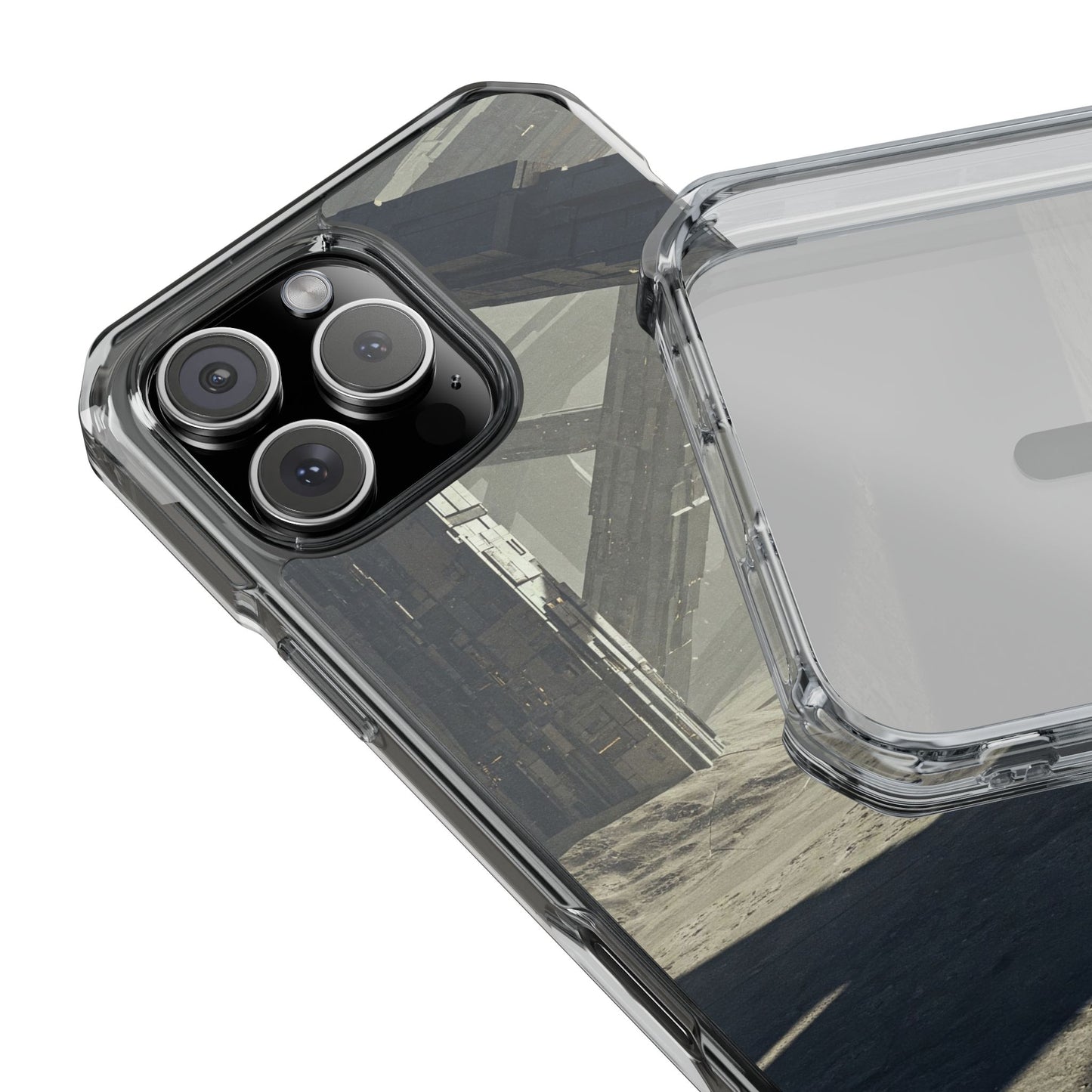 Magnetic Clear Impact Cases - Aesthetic Phone Protection, Unique Gift for Tech Lovers, Sleek Design for Minimalists