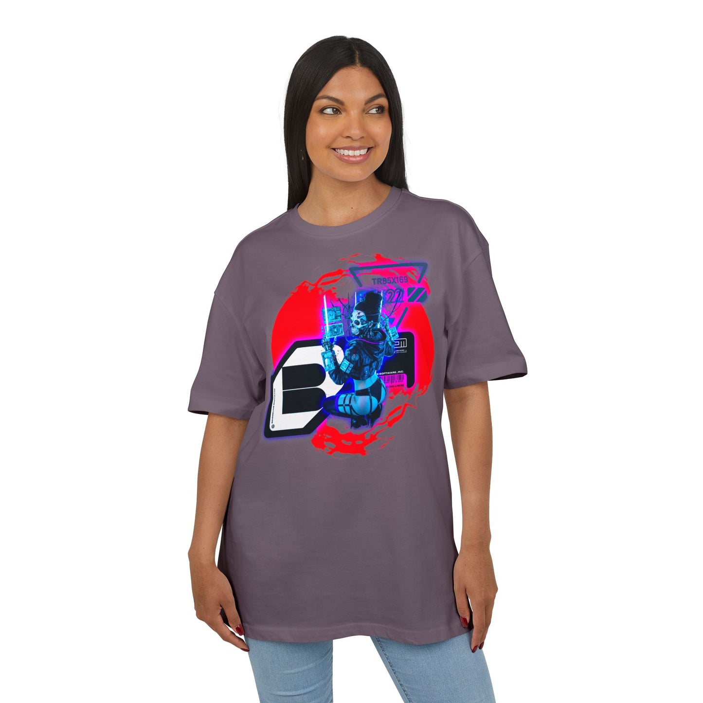 Vibrant Graphic Unisex Oversize Tee | Streetwear Style T-Shirt, Cool Casual Wear, Unique Gift, Festival Attire, Creative Design