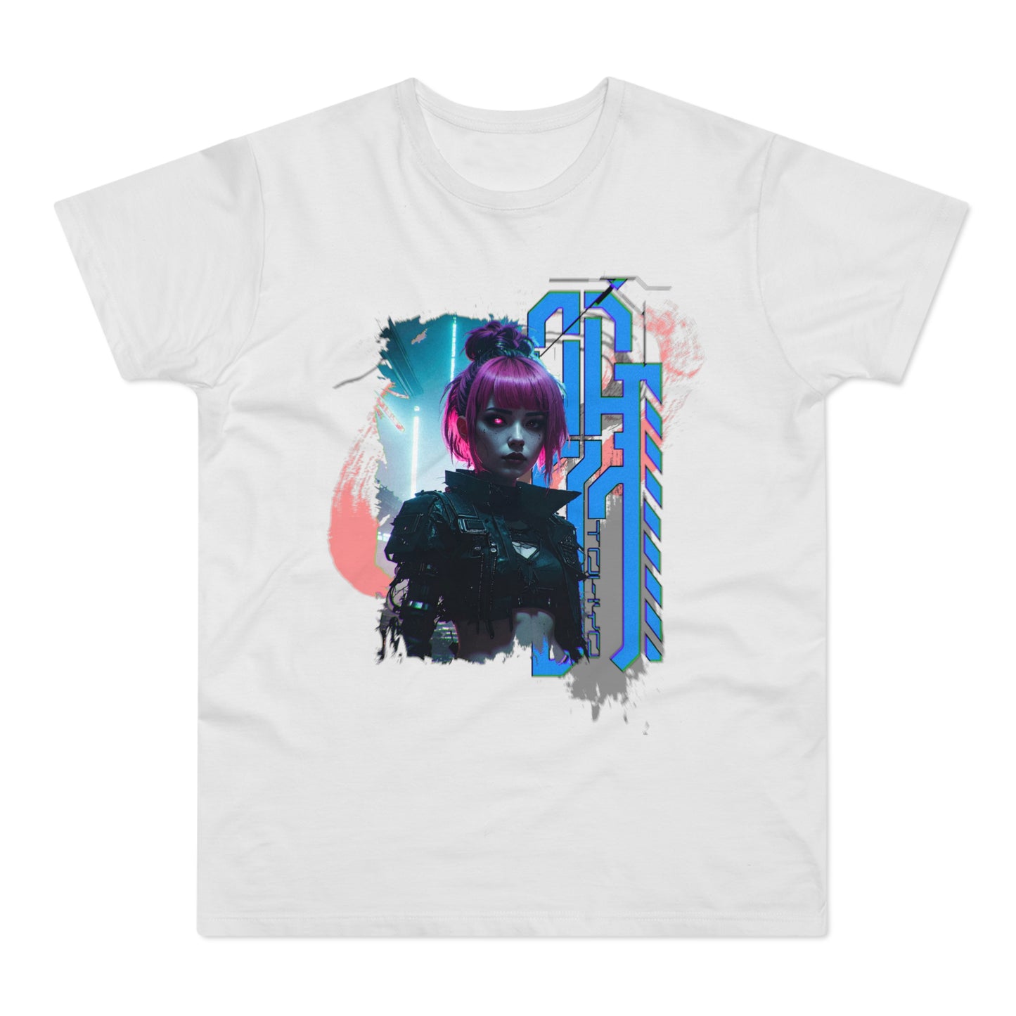 Cyberpunk Art Unisex T-Shirt, Streetwear Tee, Graphic Shirt, Gift for Him, Festival Apparel, Tech-Inspired Fashion