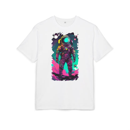Cosmic Astronaut Tee, Unisex Oversize Tee, Space Graphic Shirt, Retro Astronaut T-Shirt, Gift for Space Lovers, Unique Graphic Tee