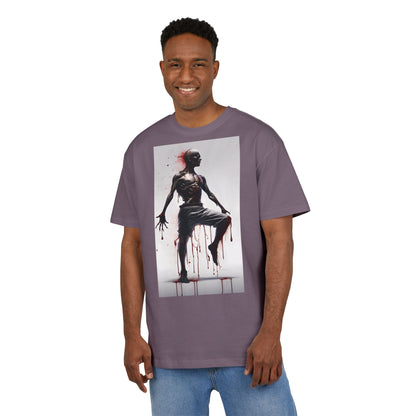 Bold Artistic Unisex Tee, Casual Street Style Shirt, Comfortable Graphic Top, Gift for Art Lovers, Unique Fashion Statement
