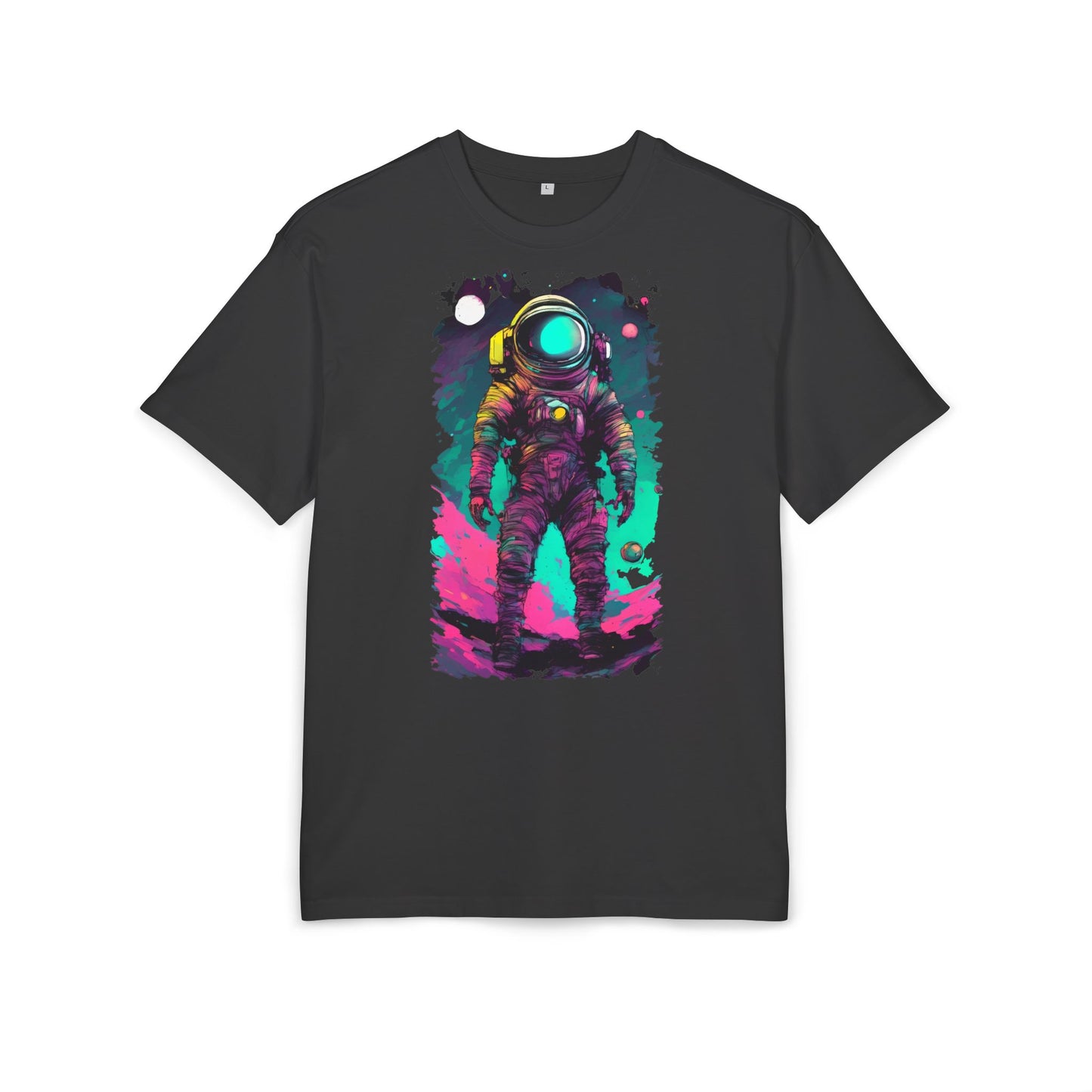 Cosmic Astronaut Tee, Unisex Oversize Tee, Space Graphic Shirt, Retro Astronaut T-Shirt, Gift for Space Lovers, Unique Graphic Tee