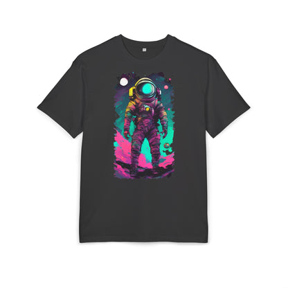 Cosmic Astronaut Tee, Unisex Oversize Tee, Space Graphic Shirt, Retro Astronaut T-Shirt, Gift for Space Lovers, Unique Graphic Tee