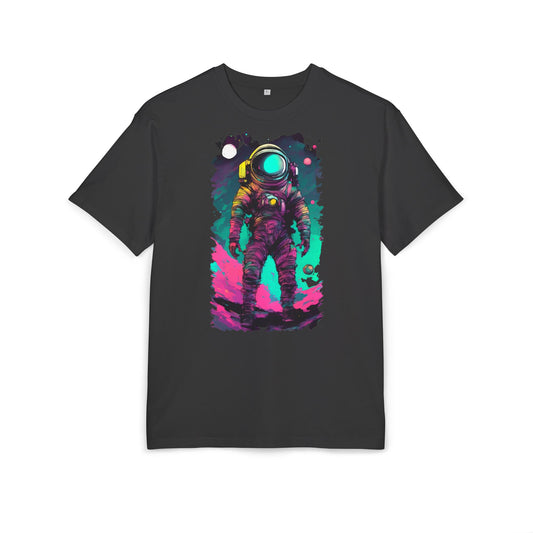 Cosmic Astronaut Tee, Unisex Oversize Tee, Space Graphic Shirt, Retro Astronaut T-Shirt, Gift for Space Lovers, Unique Graphic Tee