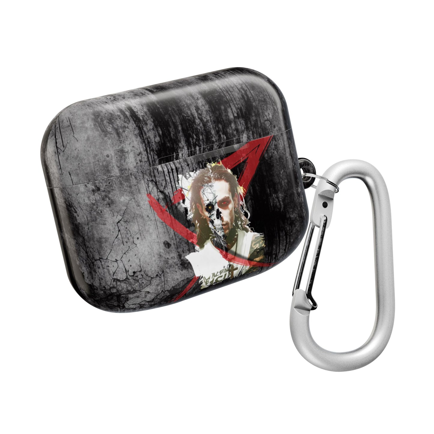 Gothic AirPod Case - Edgy Accessories for Music Lovers, Unique Gift for Teens, Stylish Tech Protection, Punk Aesthetic, Dark Art Case