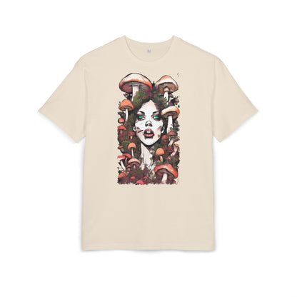 Bohemian Mushroom Print Tee - Vintage Aesthetic T-Shirt, Art Lover Gift, Unisex Graphic Tee, Eco-Friendly Fashion, Everyday Style