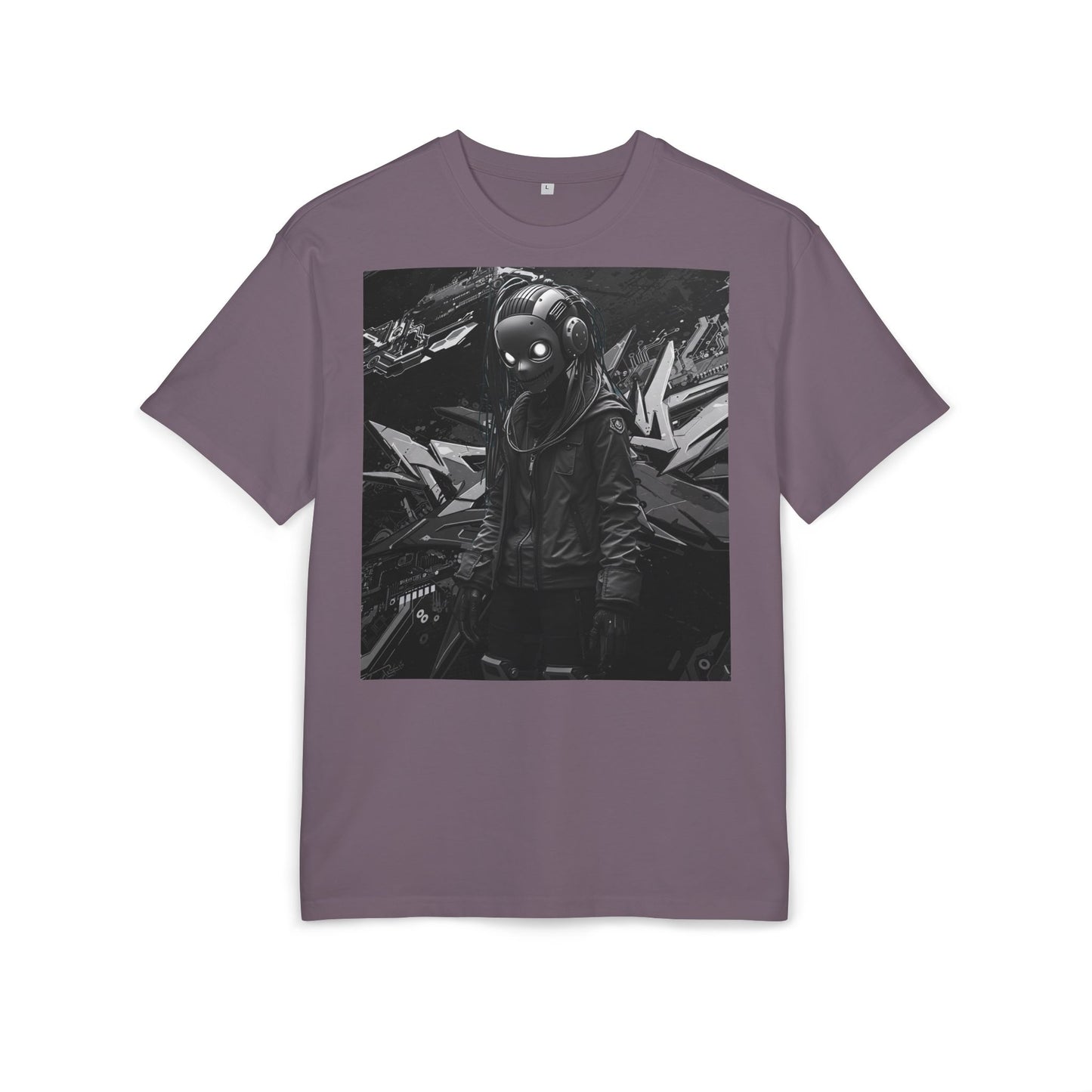 Urban Streetwear Oversize Tee - Futuristic Graphic Design