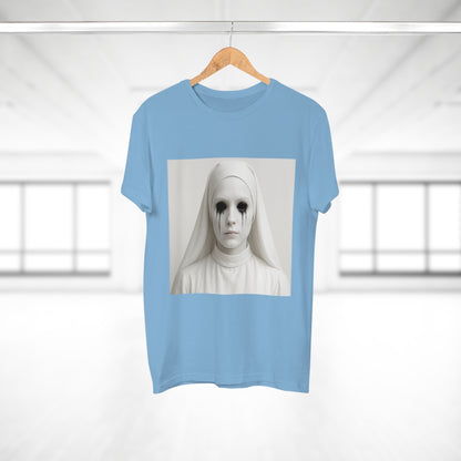 Spooky Art Tee, Unisex Graphic T-shirt, Halloween Costume, Horror Aesthetic Shirt, Creepy Vintage Look Top