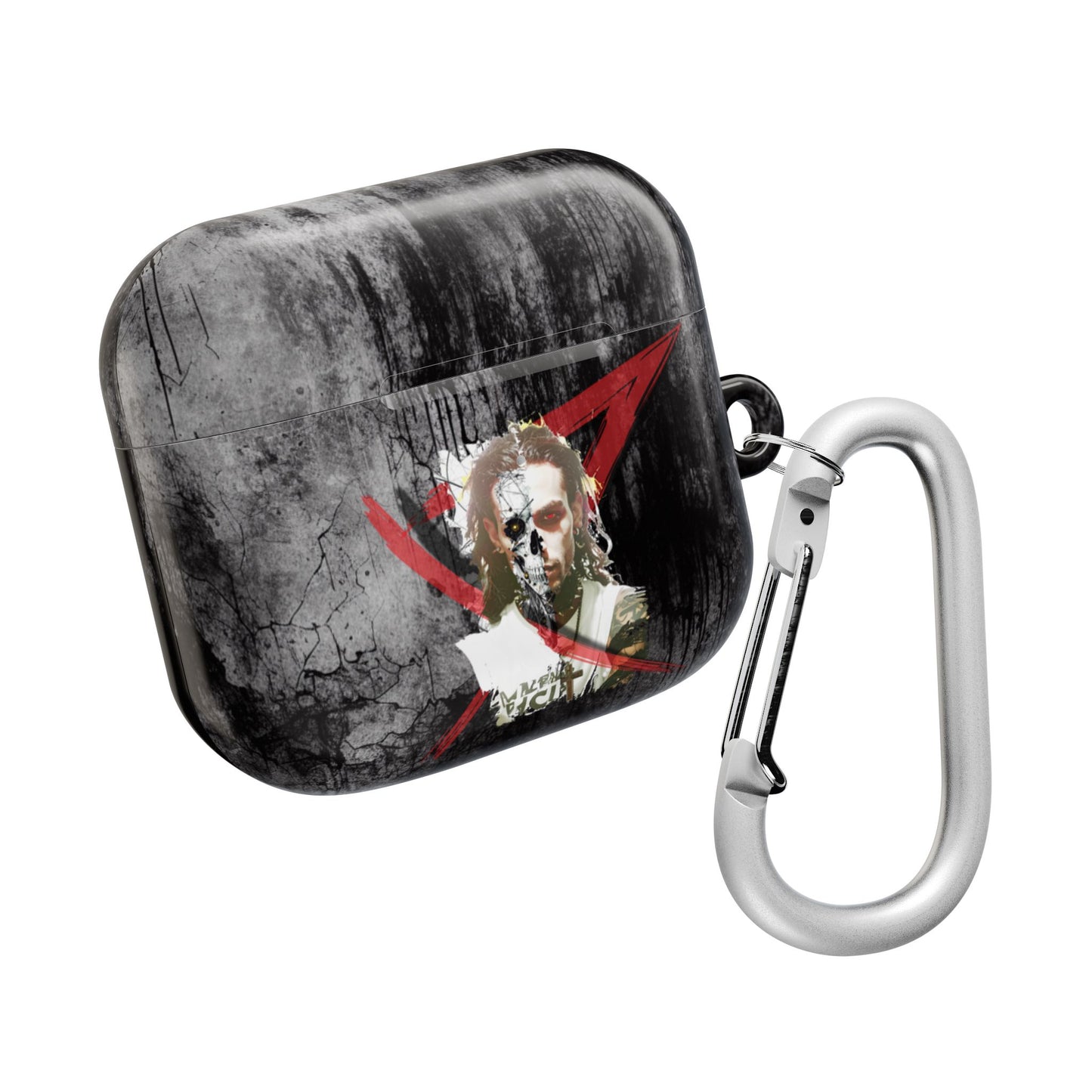 Gothic AirPod Case - Edgy Accessories for Music Lovers, Unique Gift for Teens, Stylish Tech Protection, Punk Aesthetic, Dark Art Case
