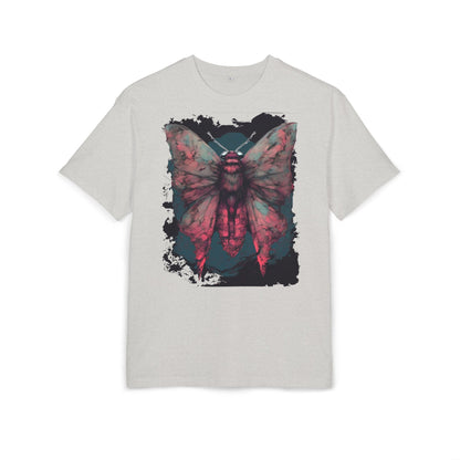 Aesthetic Moth Graphic Oversize Tee, Casual Style Shirt, Unique Gift, Eco-Print Tee, Art Lover Fashion, Nature-Inspired Top