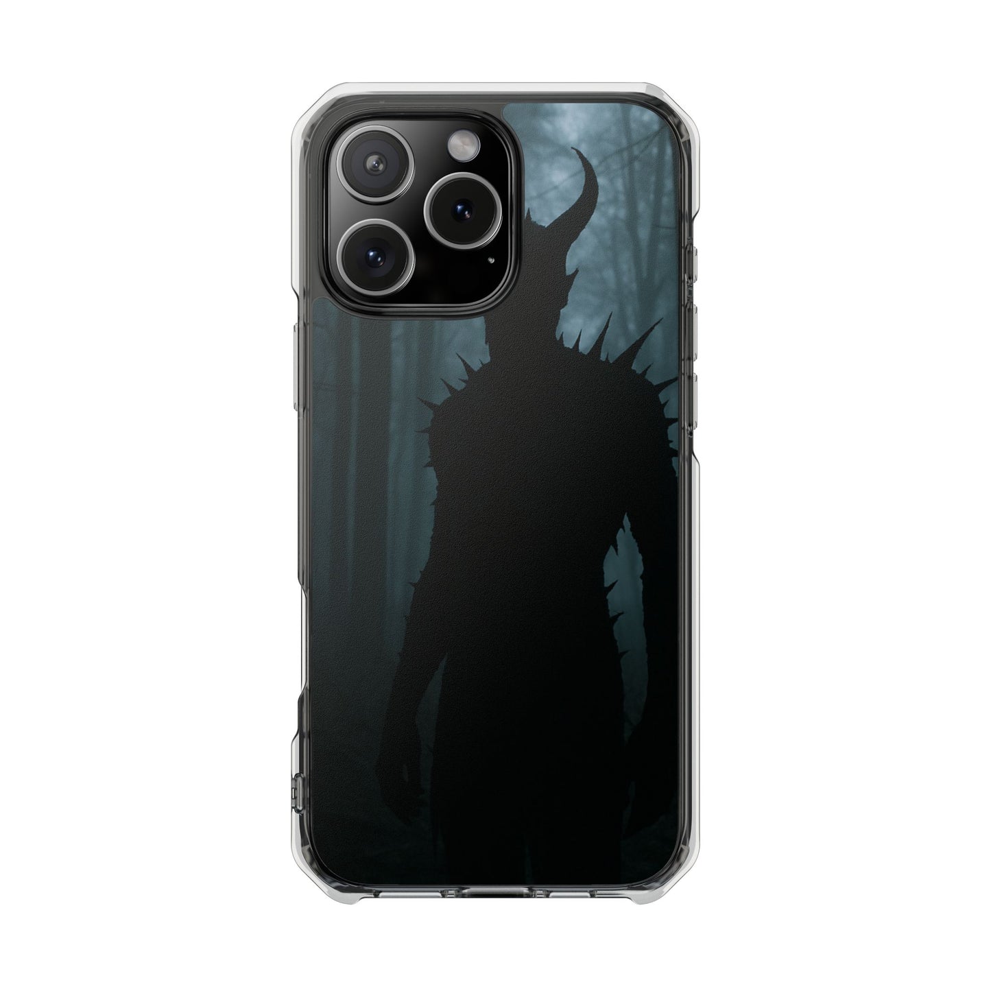Magnetic Phone Cases, Dark Fantasy Case, Spooky Halloween Accessory, Gift for Gamers, Customizable Clear Impact Cover