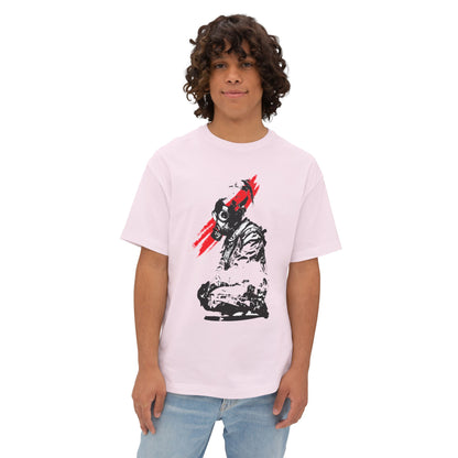 Edgy Graphic Oversized Tee, Unisex Artistic T-Shirt, Casual Streetwear Top, Unique Gift for Him or Her, Trendy Urban Apparel