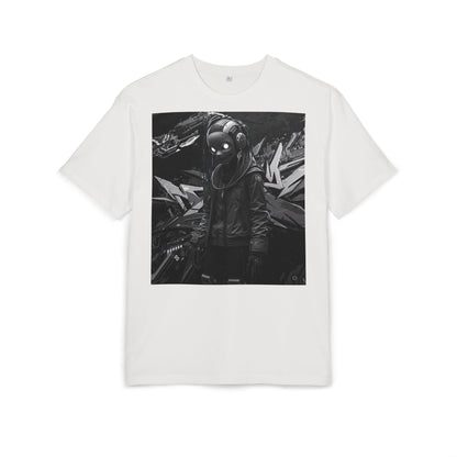 Urban Streetwear Oversize Tee - Futuristic Graphic Design