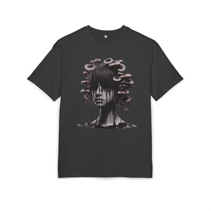 Mystical Mushroom Graphic Unisex Heavy Oversize Tee