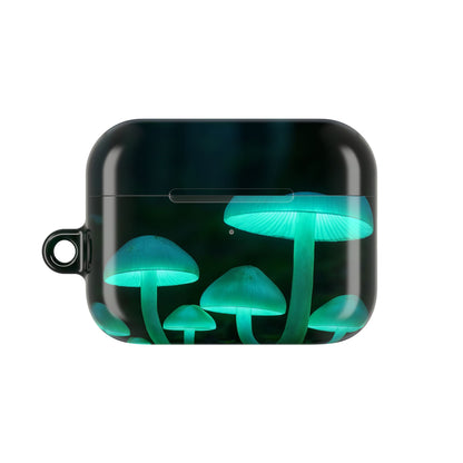 Mushroom Design AirPod Cases - Geometric Tech Design, Durable Cover, Gift for Tech Lovers, Unique Accessories, Perfect for Holidays