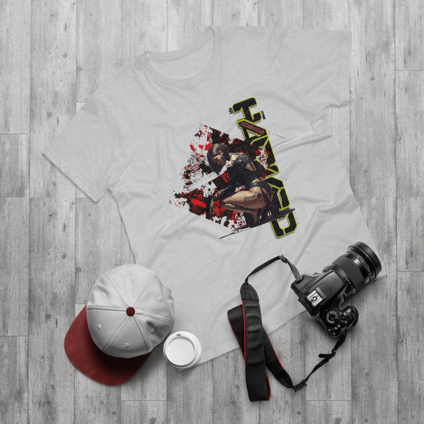 Stylish Unisex T-Shirt with Bold Graphic Design, Cool Casual Wear, Gift for Gamers, Graphic Tee, Everyday Fashion