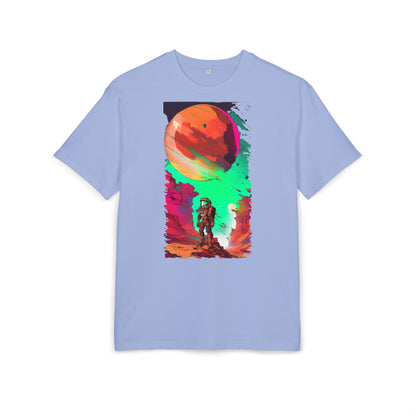 Cosmic Adventure Unisex Heavy Oversize Tee - Perfect for Space Lovers, Casual Style, Gift for Her, Him, Unique Graphic Tee, Sci-Fi Fashion