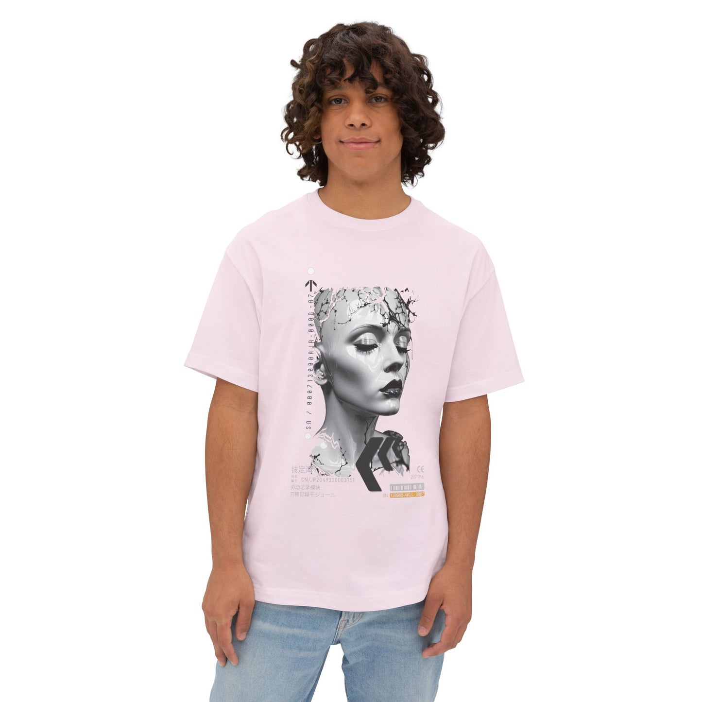 Chic Graphic Tee, Unisex Streetwear, Trendy Oversized Shirt, Modern Art T-Shirt, Casual Wear for Everyday Style