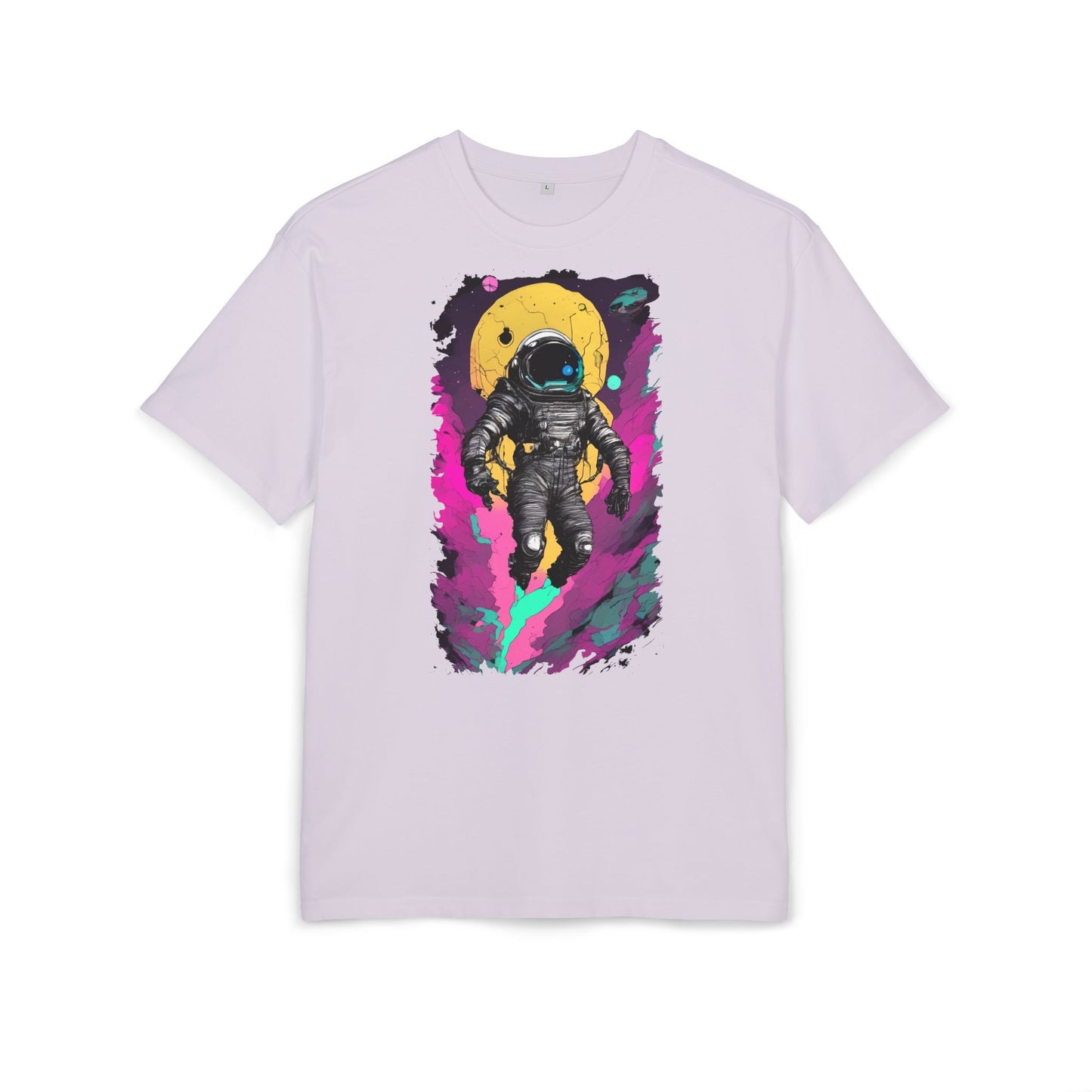 Cosmic Astronaut Tee, Unisex Oversize Tee, Space Graphic Shirt, Retro Astronaut T-Shirt, Gift for Space Lovers, Unique Graphic Tee