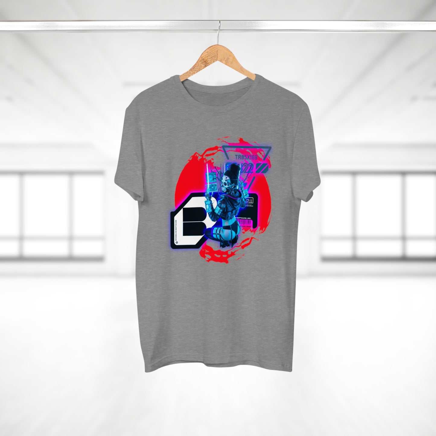 Futuristic Graphic Tee, Urban Outfit, Cyberpunk Style T-shirt, Men's Streetwear, Casual Wear, Gift for Tech Lovers