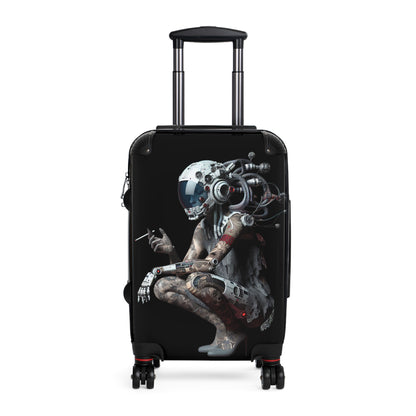 Stylish Travel Suitcase with Futuristic Design - Perfect for Adventurers